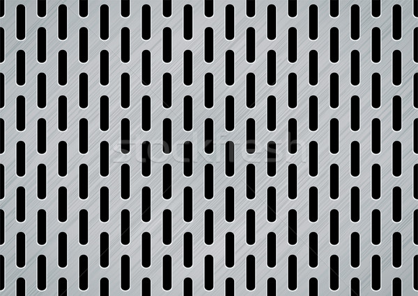brushed metal oblong Stock photo © nicemonkey