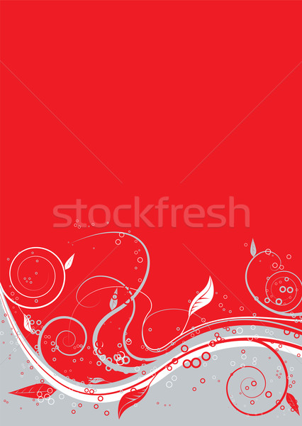 floral twist red Stock photo © nicemonkey