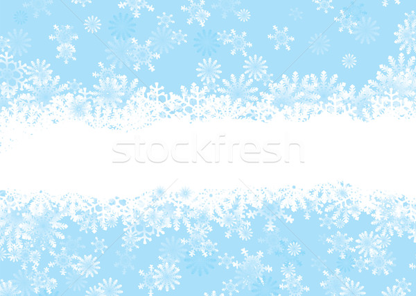 christmas snowflake blue Stock photo © nicemonkey