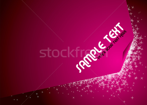 Stock foto: Magenta · Traum · wie · abstrakten · Sterne