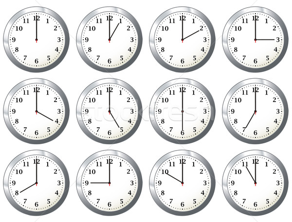 office clock all times Stock photo © nicemonkey