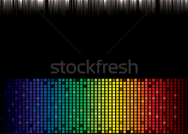 Arco-íris espectro abstrato praça padrão festa Foto stock © nicemonkey