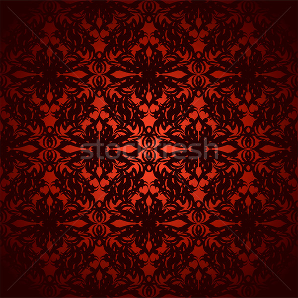Wallpaper luminoso rosso nero abstract Foto d'archivio © nicemonkey