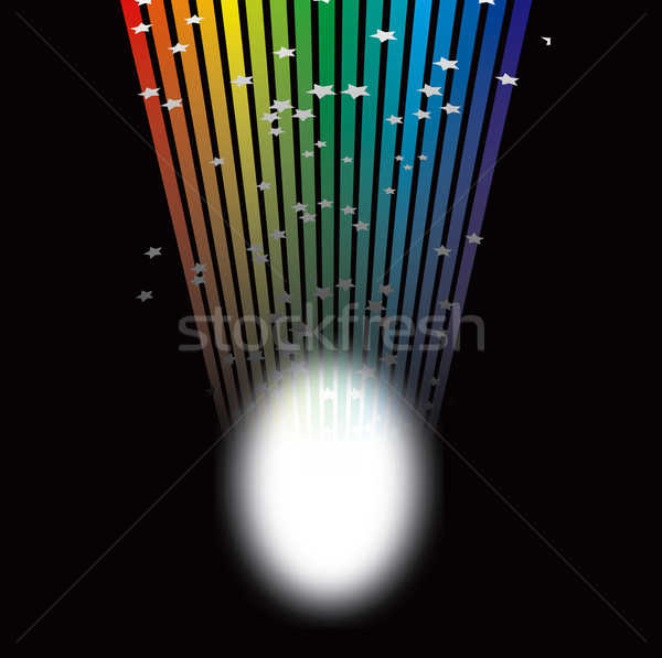 rainbow light spotlight Stock photo © nicemonkey
