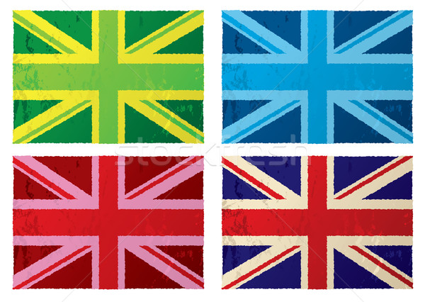 British grunge flags Stock photo © nicemonkey