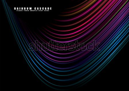 rainbow crazy swirl Stock photo © nicemonkey
