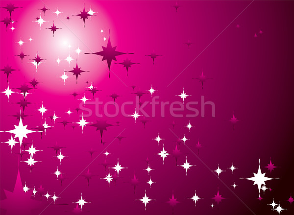 пурпурный небе аннотация зима белый Сток-фото © nicemonkey