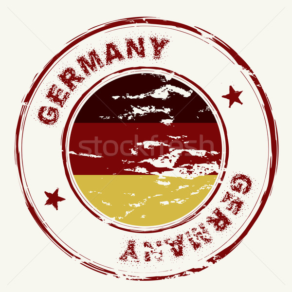 germany ink stamp Stock photo © nicemonkey