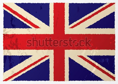 grunge british flag Stock photo © nicemonkey