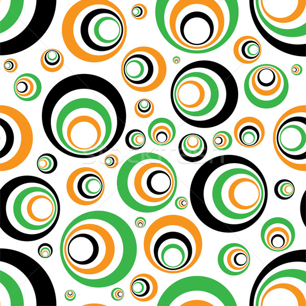 Zeventig naadloos St Patrick's Day groene oranje mode Stockfoto © nicemonkey