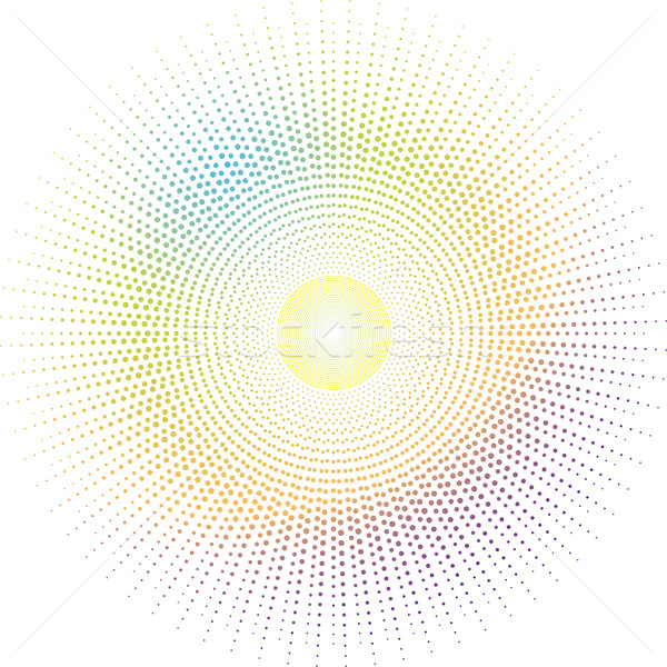 Inca soare proiect curcubeu culori Imagine de stoc © nicemonkey