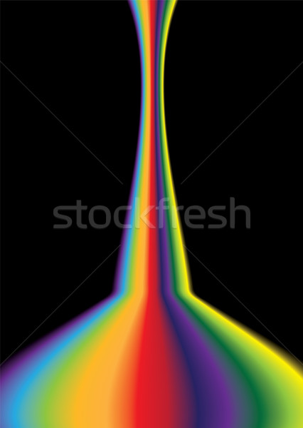 Szivárvány kanyar fényes hatás copy space textúra Stock fotó © nicemonkey