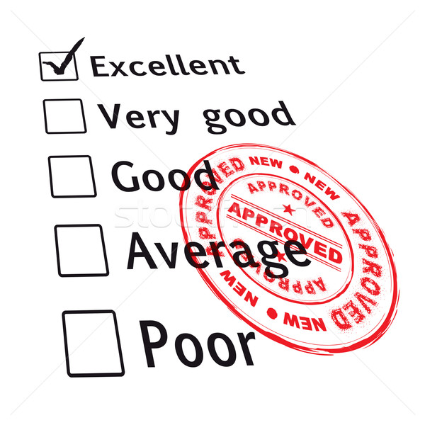 excellent evaluation pass Stock photo © nicemonkey