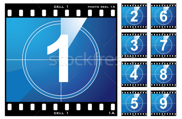 Film cell count down Stock photo © nicemonkey