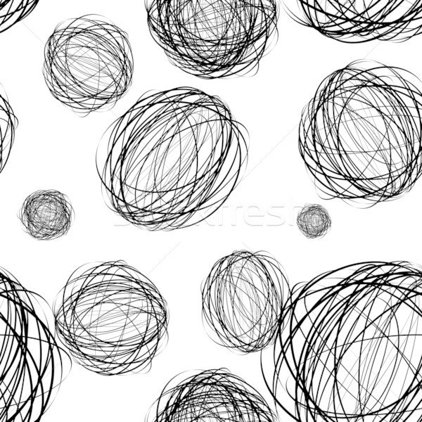 シームレス 壁紙 黒 鉛筆 ボール ストックフォト © nicemonkey