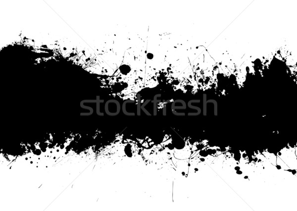 Tinta zenekar fekete grunge szalag szoba Stock fotó © nicemonkey