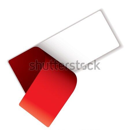 Stock photo: label peel