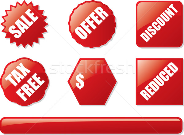 glass buttons sign Stock photo © nicemonkey