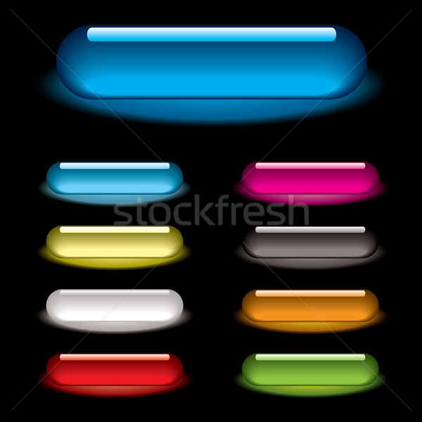 lozenge glow black Stock photo © nicemonkey