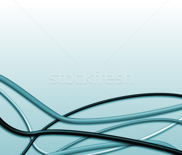 綠色 電纜 採集 不同 顏色 電子 商業照片 © nicemonkey