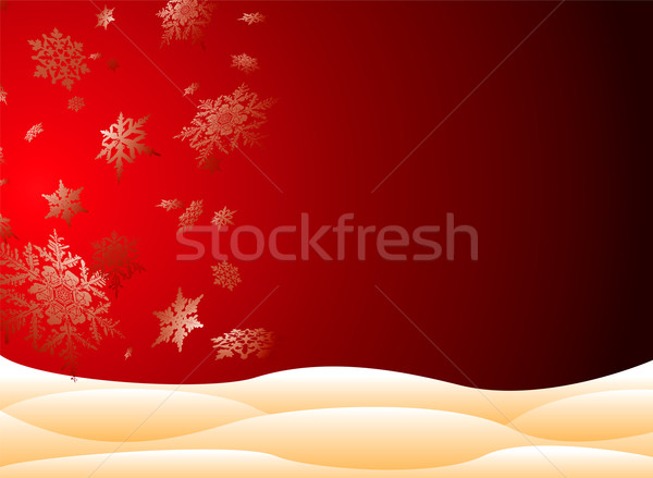snowy christmas Stock photo © nicemonkey