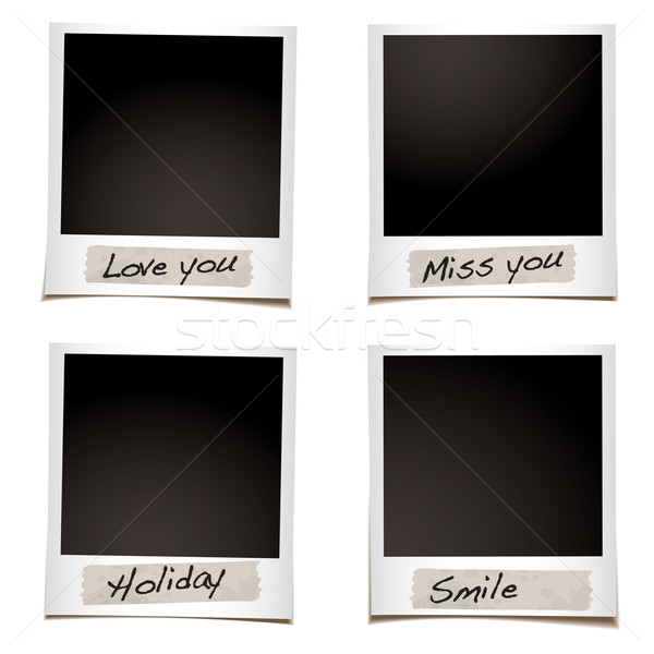 Sentimentos fita especial mão Foto stock © nicemonkey