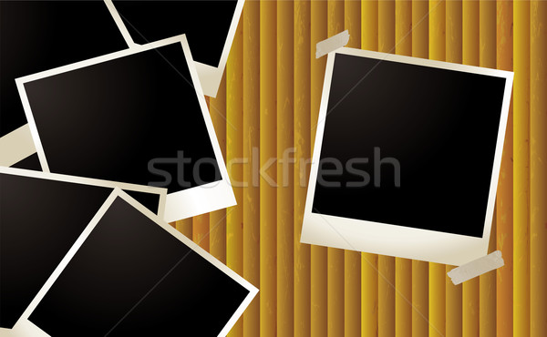 Polaroid ряби комнату собственный текстуры Сток-фото © nicemonkey