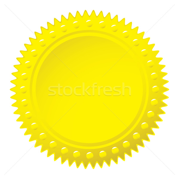 Cera ouro selar dourado amarelo certidão Foto stock © nicemonkey