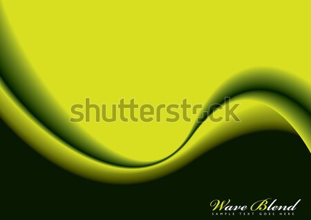 green wave blend Stock photo © nicemonkey