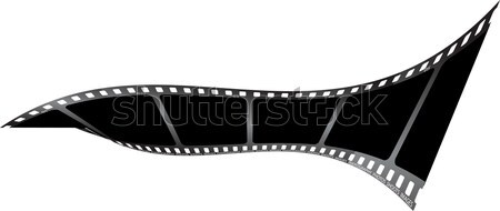 Fekete film darab rajzolt film mozi Stock fotó © nicemonkey