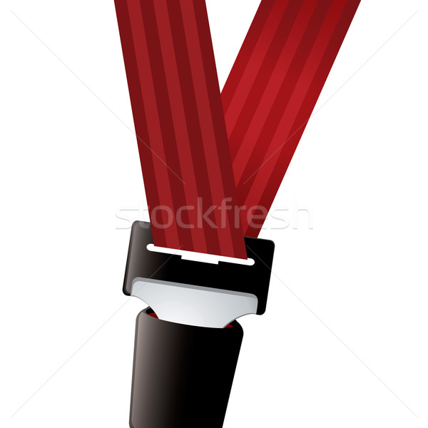 汽車 座位 帶 紅色 背帶 商業照片 © nicemonkey