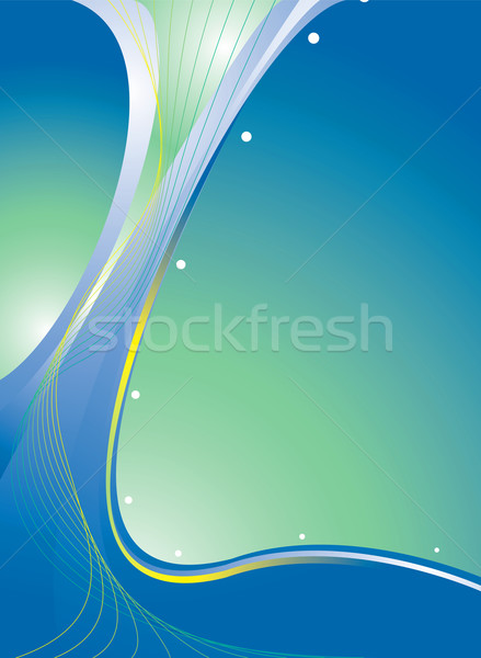 Delirar imagem azul verde lugar Foto stock © nicemonkey
