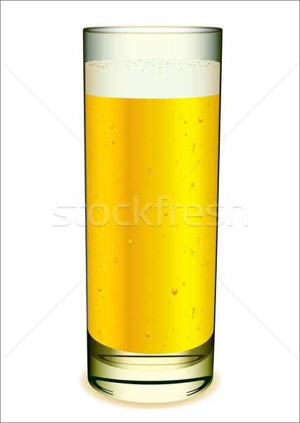 Glass of beer Stock photo © nicemonkey