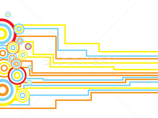 инка круга аннотация дизайна Круги прямой Сток-фото © nicemonkey