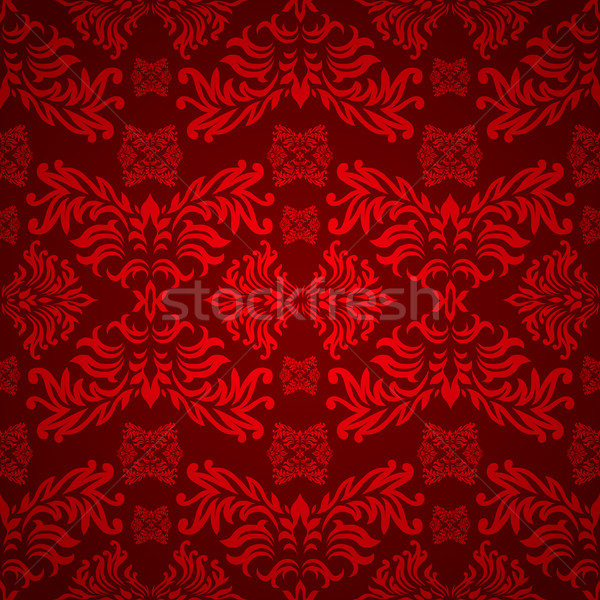 Rood gothic kastanjebruin naadloos herhalen Stockfoto © nicemonkey