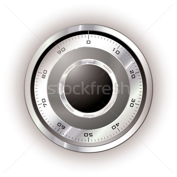 Safe dial white Stock photo © nicemonkey