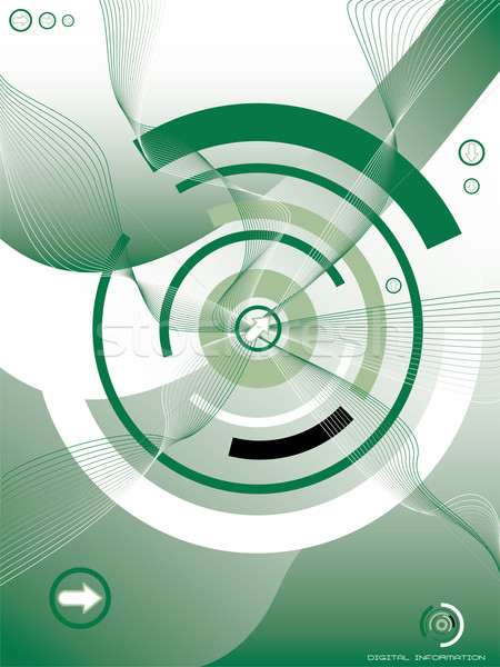 concept radiate green Stock photo © nicemonkey