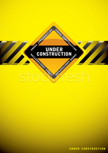 Under construction background Stock photo © nicemonkey