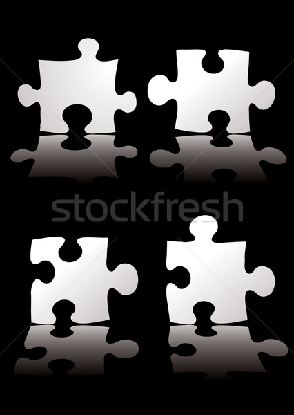 puzzle shadow Stock photo © nicemonkey