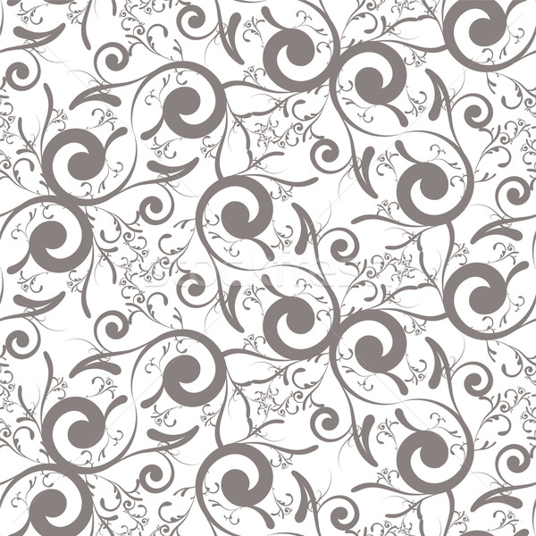 Floral Fliese Design schwarz weiß abstrakten Stock foto © nicemonkey