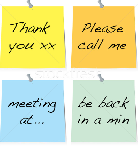 sticky note text Stock photo © nicemonkey