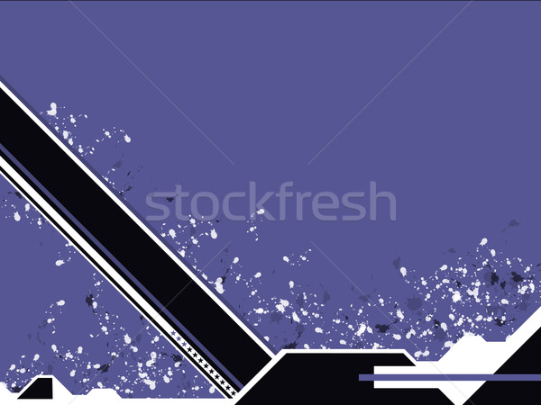 Techno Blauw abstract afbeelding zwarte ontwerp Stockfoto © nicemonkey