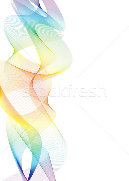 Stock photo: rainbow weave