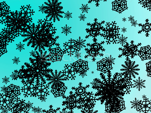 snowflake green Stock photo © nicemonkey