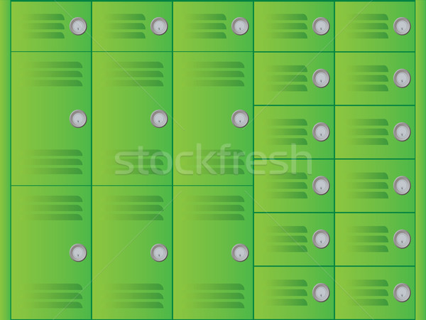 Illusztráció különböző méret kulcs zár iskola Stock fotó © nicemonkey