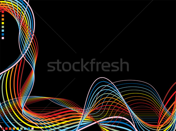 rainbow warp black Stock photo © nicemonkey