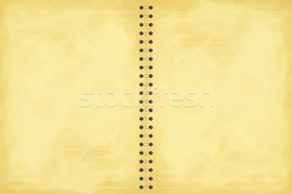 aged note pad Stock photo © nicemonkey