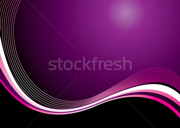 ストックフォト: 紫色 · 波 · 抽象的な · コピースペース · テクスチャ
