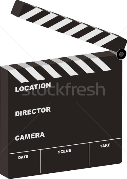 film clapper 3d open Stock photo © nicemonkey