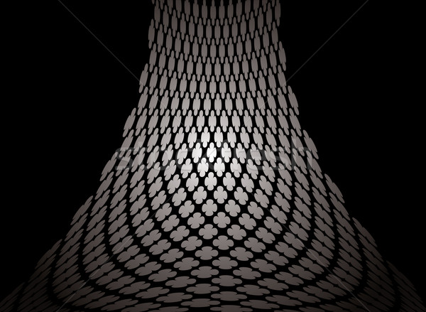 Gebrandschilderd glas schaduw abstract zwart wit kamer eigen Stockfoto © nicemonkey